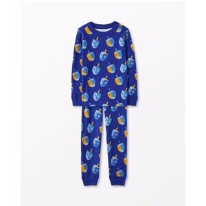 NEW Hanna Andersson Family Holiday Pajamas‎ Hannukah US 4 Unisex 100cm